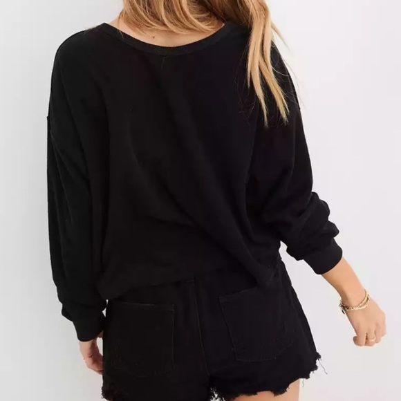 Aerie towel Terry cinch sweatshirt - Picture 4 of 7